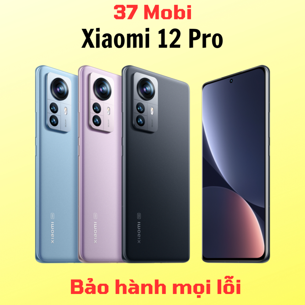 [Máy Cũ] Điện thoại Xiaomi 12 Pro màn AMOLED 120Hz - Snapdragon 8 Gen 1