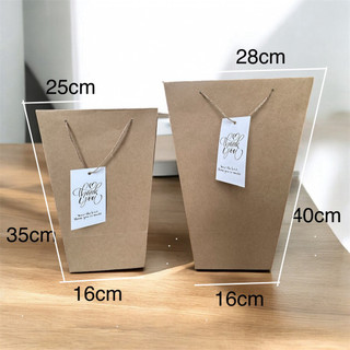  set 50 Túi vát XI MĂNG. túi hình thang đựng hoa tươi hoa khô 
