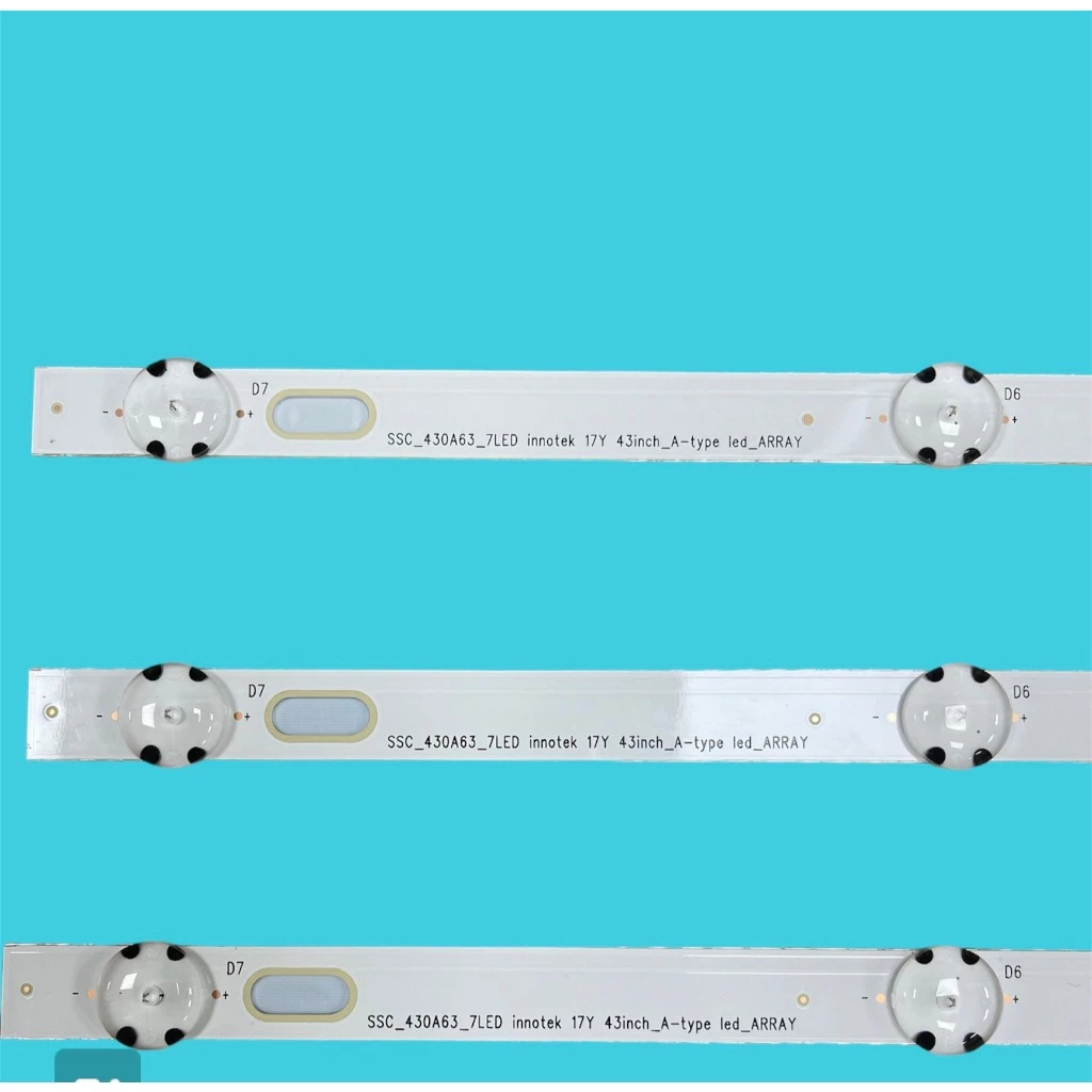 LED 43UK6340 - Bộ 3 thanh 7 led cho tivi LG 43UK6340/ 43UJ632 43UJ652 43LJ554 43UK620043LH600T 43LK5