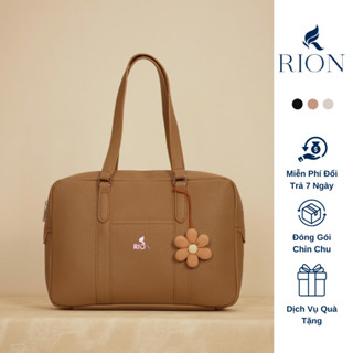  Túi Xách Nữ RION Bản To Đựng Laptop 15 inch Tài Liệu Đi Làm Chất Da Vân Hạt Cao Cấp Không Bong Tróc NTD04 