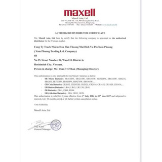 Combo 2 vỉ pin maxell akaline AAA/AA HÀNG CHÍNH HÃNG CÓ TEM CHỐNG HÀNG GIẢ