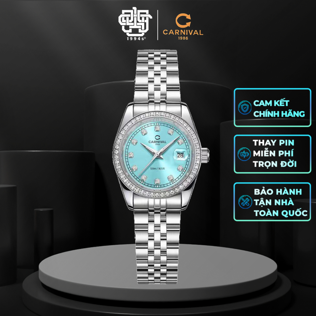 Đồng Hồ Nữ Carnival 8131L2-VT-XT Hàng Chính Hãng