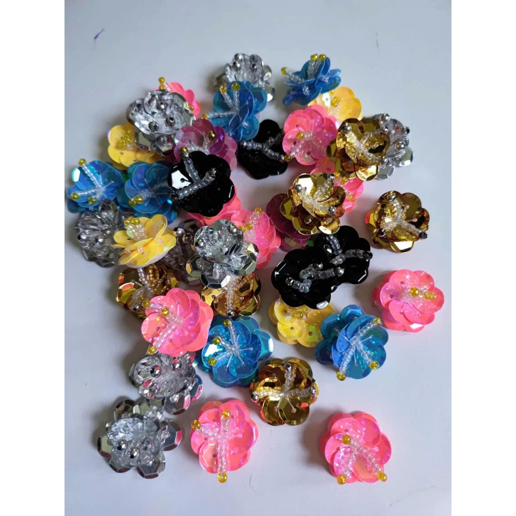 [Xả] Set 20 hoa kim sa 2,5cm (H56)