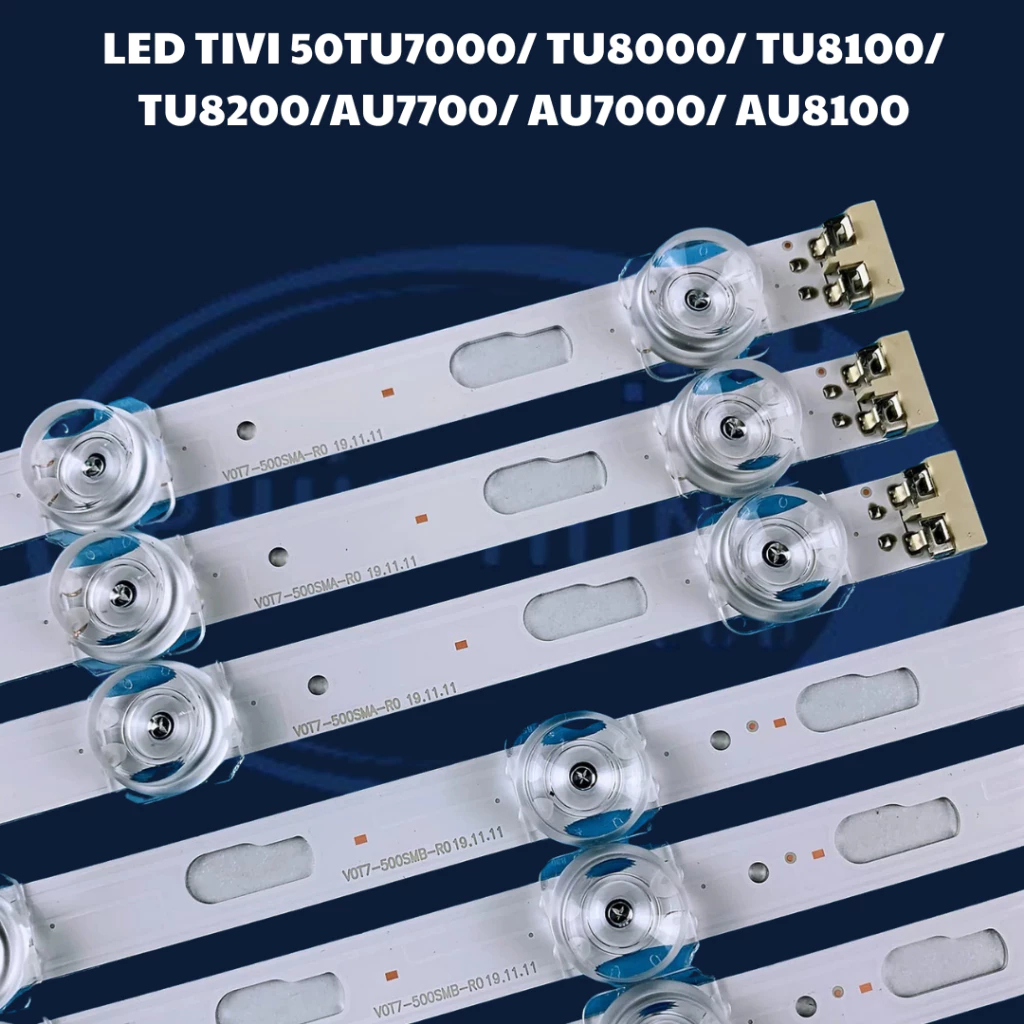 LED TIVI SAMSUNG 50TU7000 BỘ 6 THANH MỖI THANH 6 BÓNG, (50TU8000 50TU8100 50TU8200)