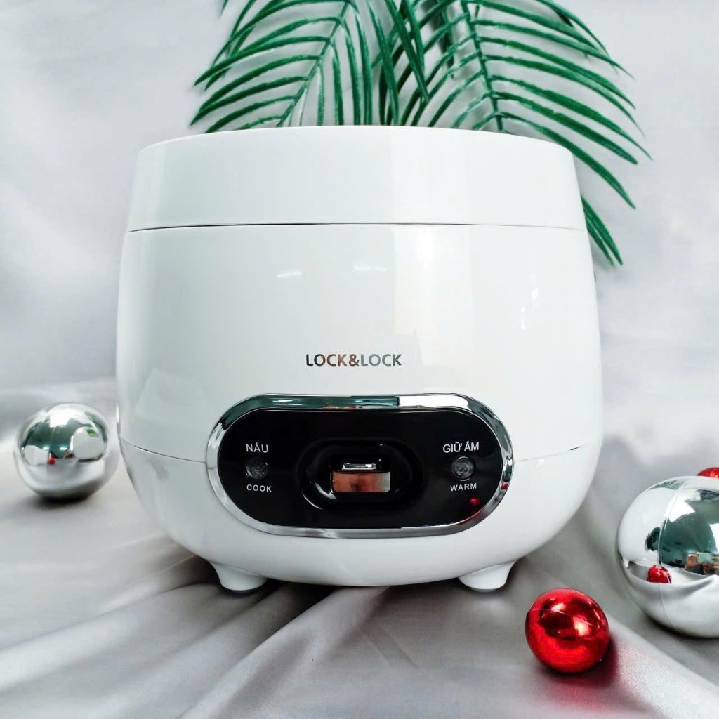 Nồi Cơm Điện Mini LocknLock EJR426WHT, dung tích 0.8L - Hàng Chính Hãng