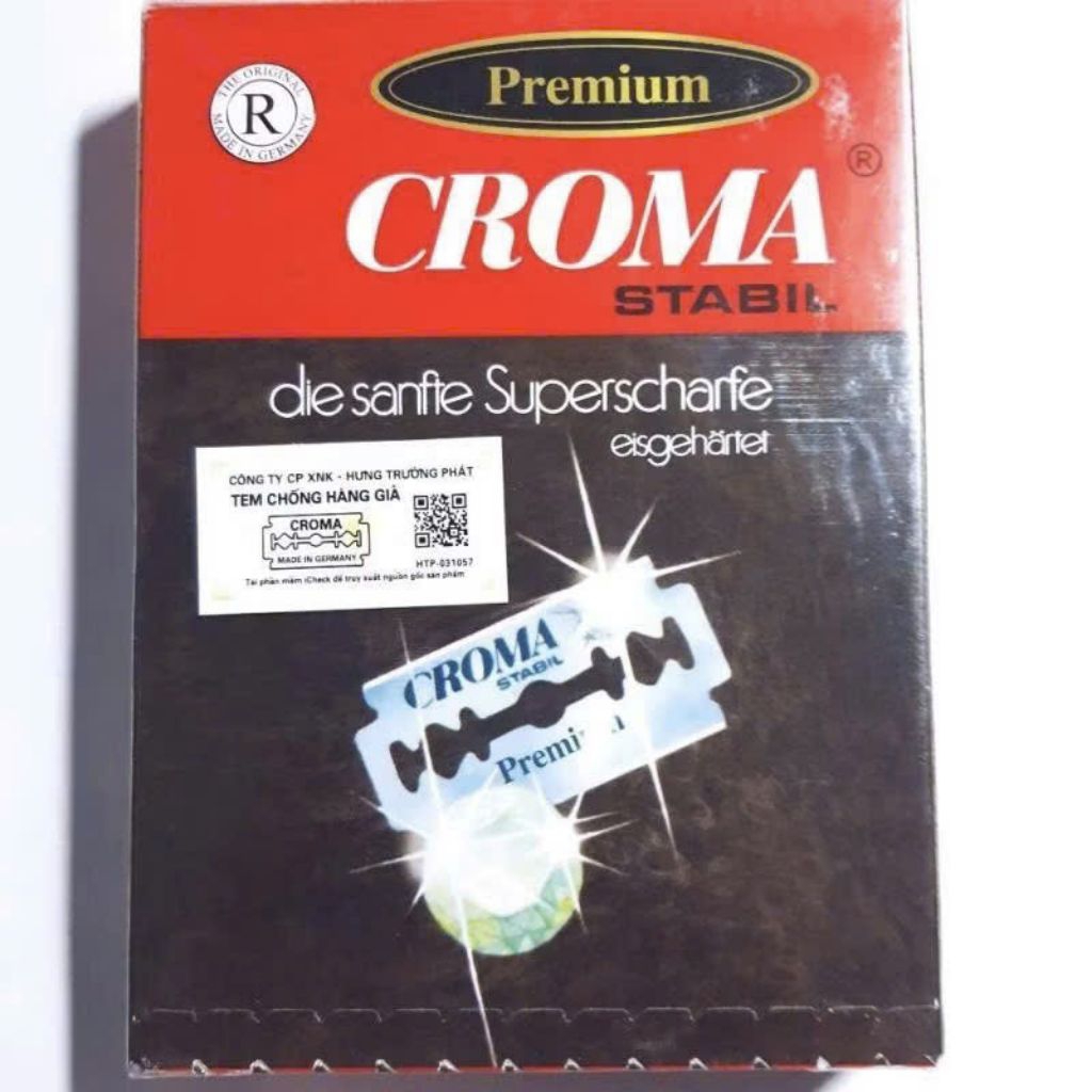 Hộp 200 Lưỡi Dao Lam Croma Loại Tốt