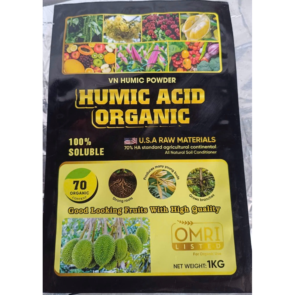 Humic Organic siêu humic- ra rễ hạ phèn nhanh- thùng 25kg