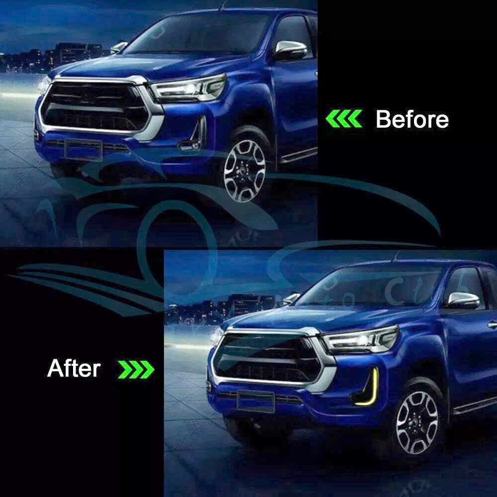 Đèn led gầm trước Hilux 2021 2022 2023 - gầm trước có Led Toyota Hilux