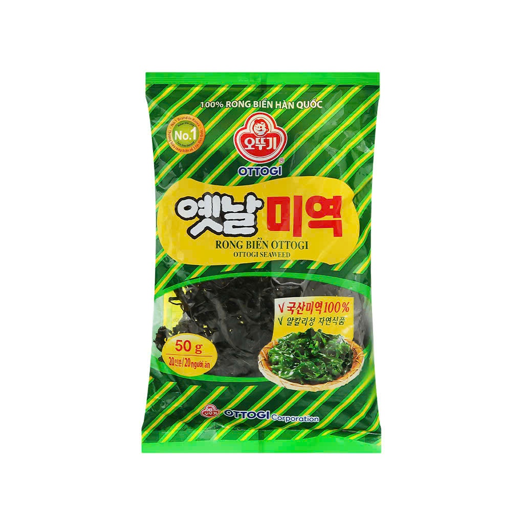 Rong biển cắt khúc Ottogi 20g, 50g, rong biển hàn quốc