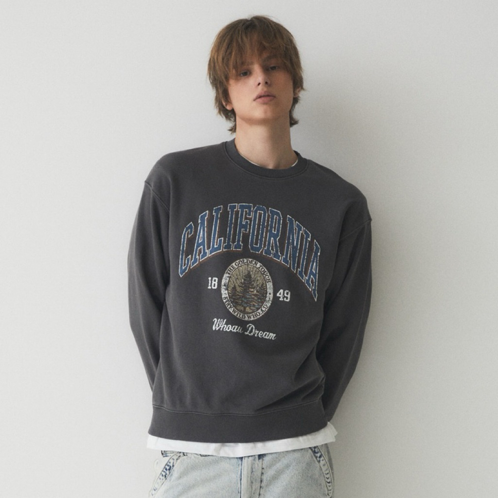 ÁO NỈ (sweatshirt) WHO.A.U California Dyed