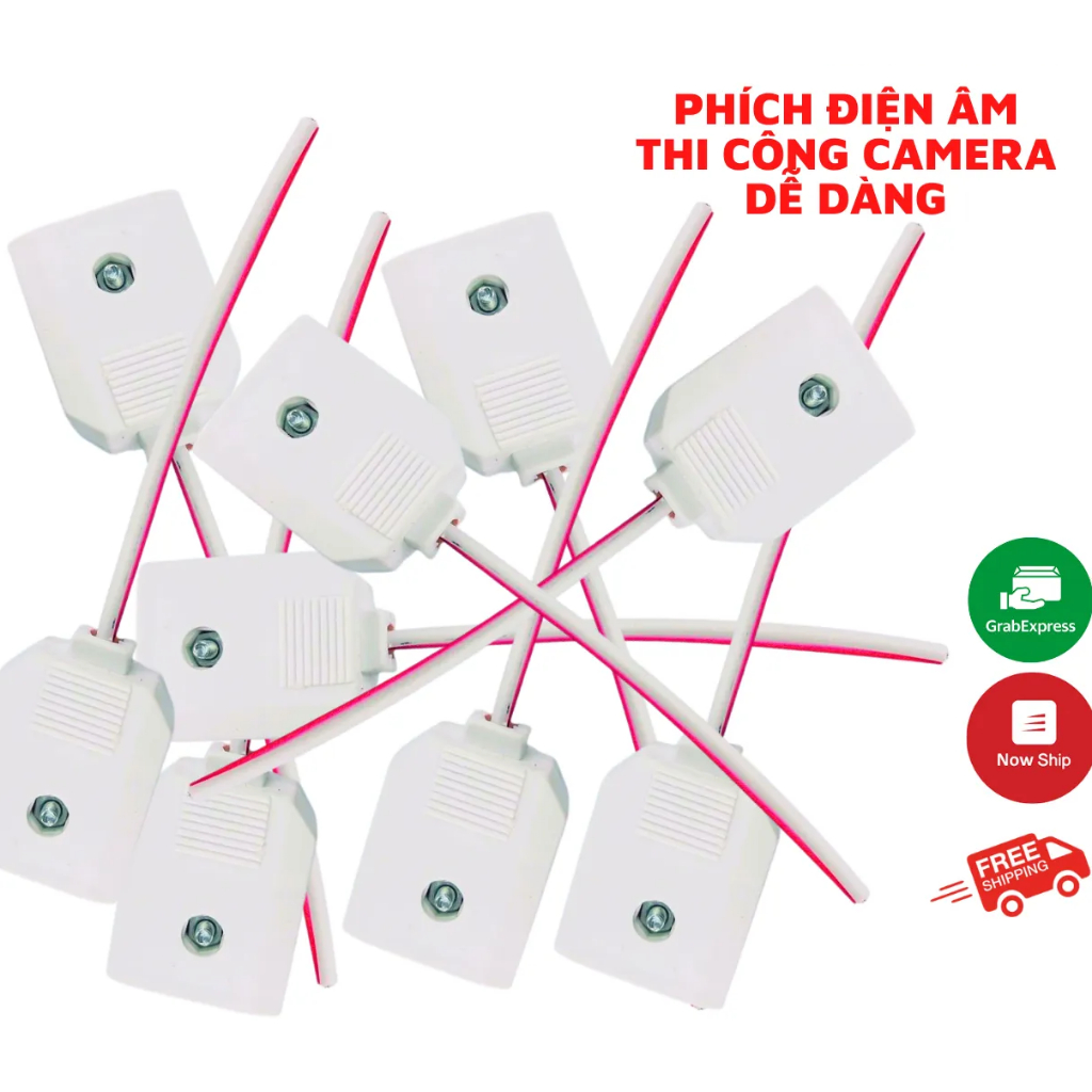 10 Phích cắm điên âm ,  phích cắm cái  Có dây sẵn