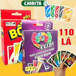  Bài Uno Flip Boardgame Cơ Bản Và Mở Rộng Cao Cấp - Bộ Thẻ Bài UNO Lớn  Mini Đủ Mẫu - Đồ Chơi Chirita 