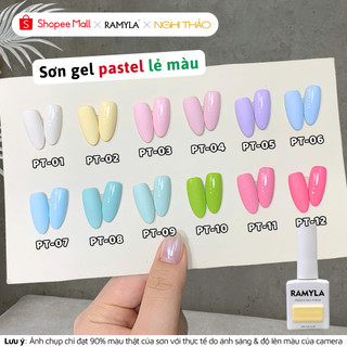  Sơn gel pastel lẻ màu RAMYLA Nghi Thảo Official 