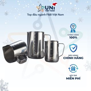  Ca Đánh Sữa chất liệu Inox Có Vạch Chia Định Lượng 350ml 600ml 1000ml - UNI 