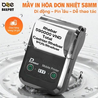 Máy In Hóa Đơn Cầm Tay Beeprt EG-582BT – Kết Nối Bluetooth– In Hóa Đơn 58mm – Pin Lâu – Tốc Độ Cao