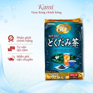 Trà diếp cá Dokudami Tea dạng túi lọc 180g Orihiro Nhật Bản 60 gói nhỏ