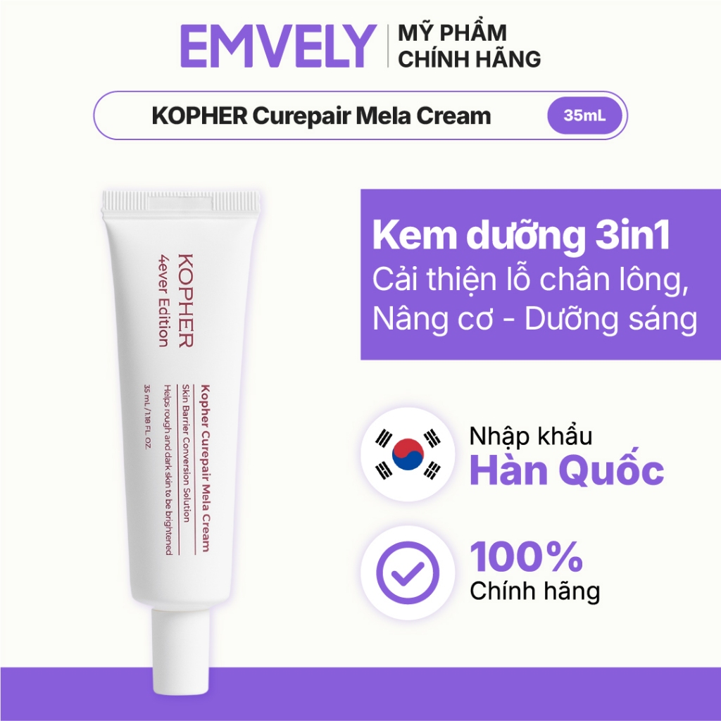 Kem dưỡng KOPHER Curepair Mela Cream (35mL)