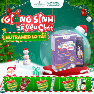  Gói uống Menuvite Baby hỗ trợ giúp bé ăn ngon tăng cường đề kháng ngừa bệnh hô hấp  10 gói  - Nutramed 