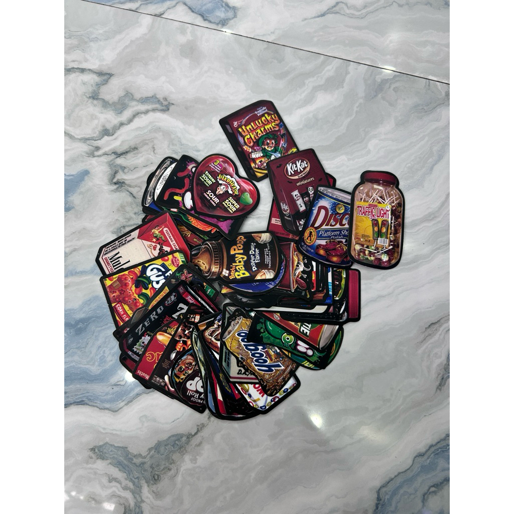 Sticker đồ ăn old school đẹp mắt