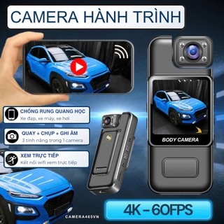   TẶNG 5 QUÀ  Camera Hành Trình Ô Tô Xe Máy Xe Đạp - Camera Mini Sk9 Không Dây Chống Rung 4K-60FPS Chống Rung 
