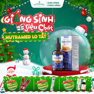  Siro NutraZinc hỗ trợ bổ sung kẽm giúp bé ăn ngon và tăng sức đề kháng  30ml  - Nutramed 