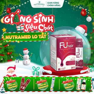  Gói uống Fuhair hỗ trợ bổ huyết đen tóc đẹp da cho phái đẹp  20 gói  - Nutramed 