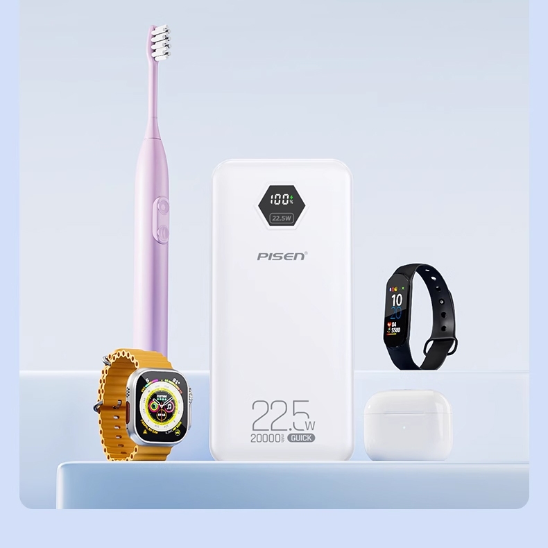 PISEN Sạc Dự Phòng 10000mAh/20000mAh 22.5W Sạc Nhanh PD, 3 Cổng, Nhỏ Gọn, Mang Lên Máy Bay TP-D183 | BigBuy360 - bigbuy360.vn