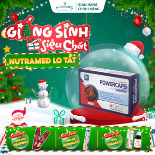  Viên uống Powercaps For Men hỗ trợ tăng cường sức khỏe sinh lý nam giới  30 viên  - Nutramed 