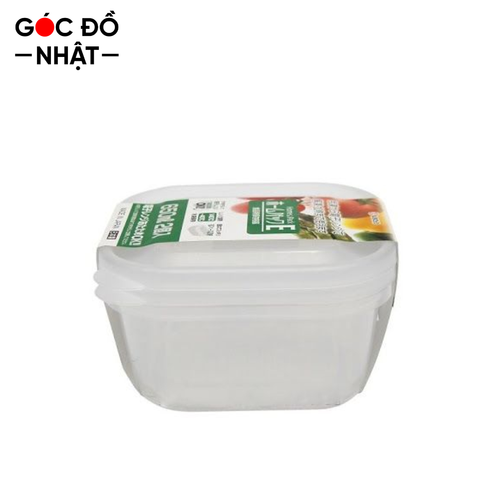 Set 2 hộp nhựa NAKAYA 650ml nội địa Nhật Bản