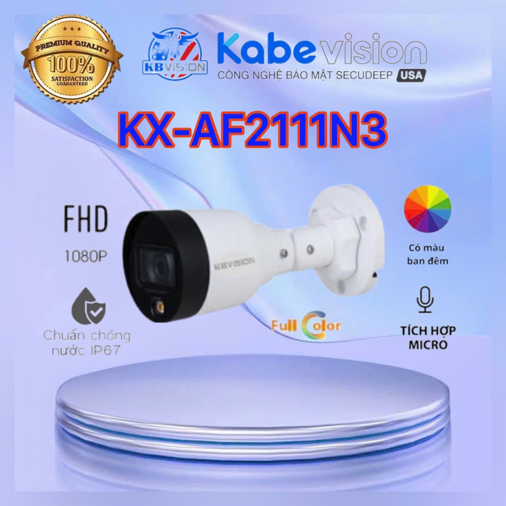 Camera IP Full Color 2MP KBVISION KX-AF2111N3
