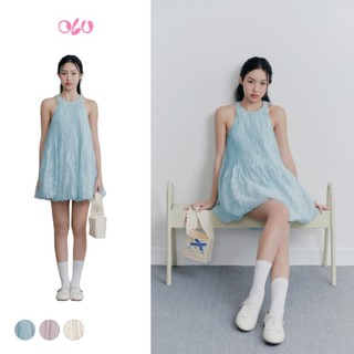  Đầm bí dáng ngắn thiết kế không tay năng động Jiah Dress nhiều màu OLV 
