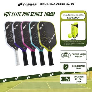  Vợt pickleball Facolos Elite Pro  16MM  mặt vợt Carbon T700 Raw tăng sức mạnh cho lối chơi tấn công 