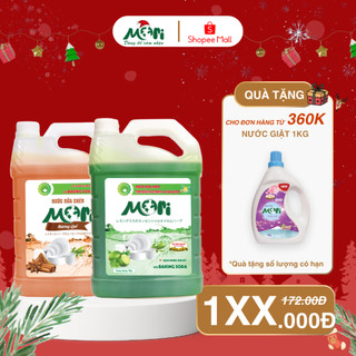  Nước rửa chén Mori can 4L sạch nhanh mùi hương thơm mát dễ chịu MR029 