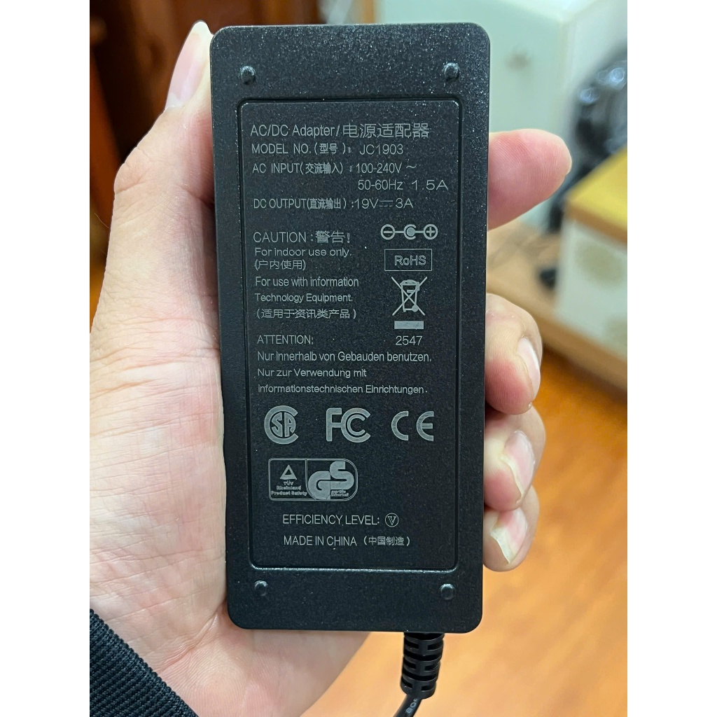 adapter nguồn 19v cho màn hình Acer EK241Y bidx