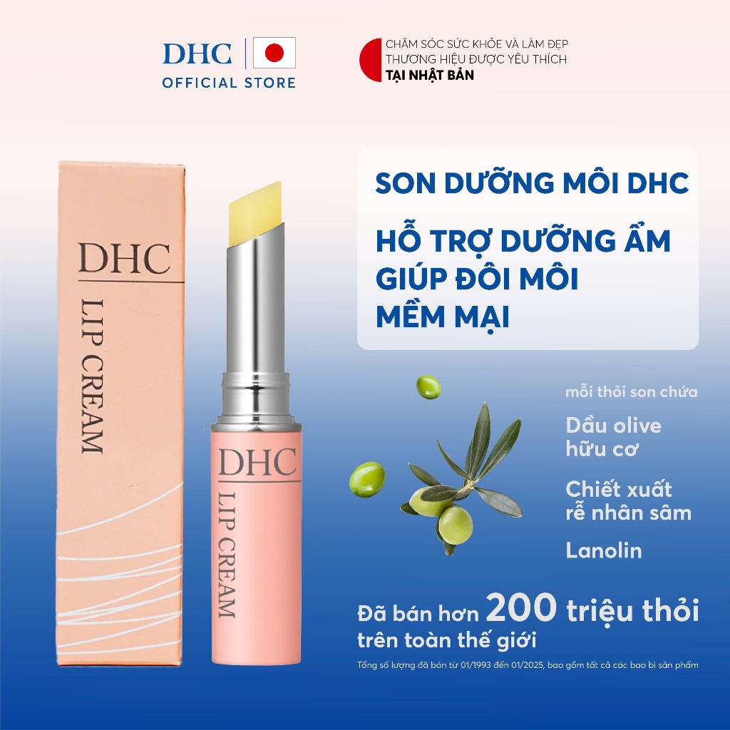 Son dưỡng môi DHC Lip Cream dưỡng ẩm, làm mềm môi 1,5g | BigBuy360 - bigbuy360.vn