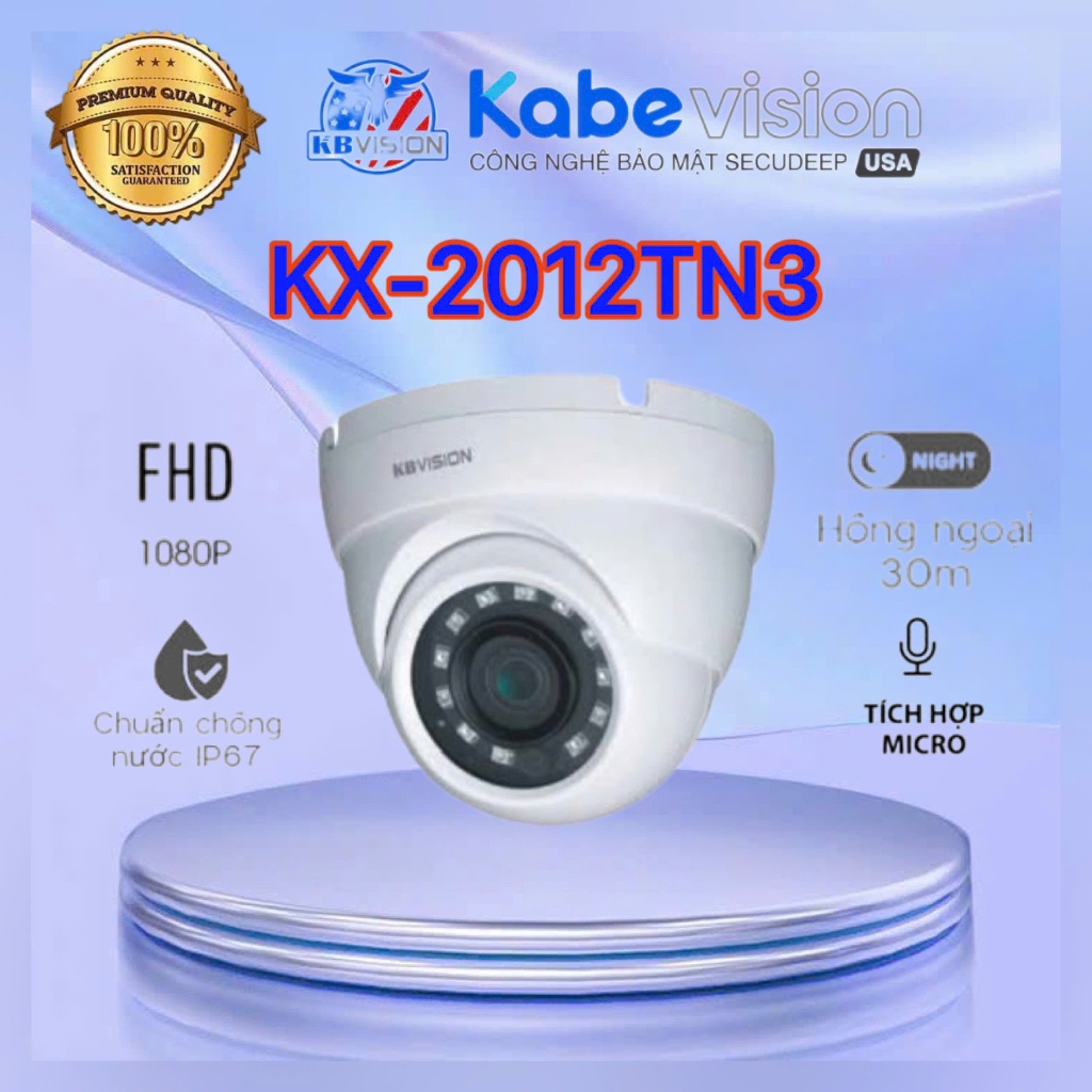 Camera IP Dome 2MP KBVISION KX-A2012TN3