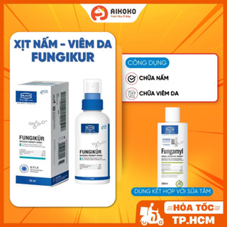  Xịt Nấm Da Alkin Fungikur 50ml Cho Chó Mèo - Xịt Ngứa Viêm Da An Toàn Cho Thú Cưng - Aikoko 