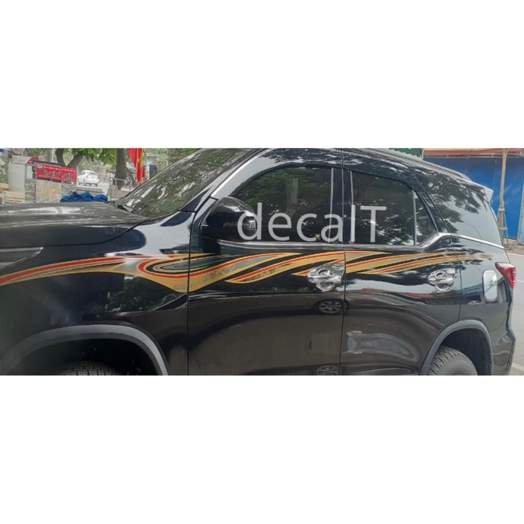 Tem Dán Sườn Xe Fortuner. Tem Dán Sườn Xe Fortuner (F1002)