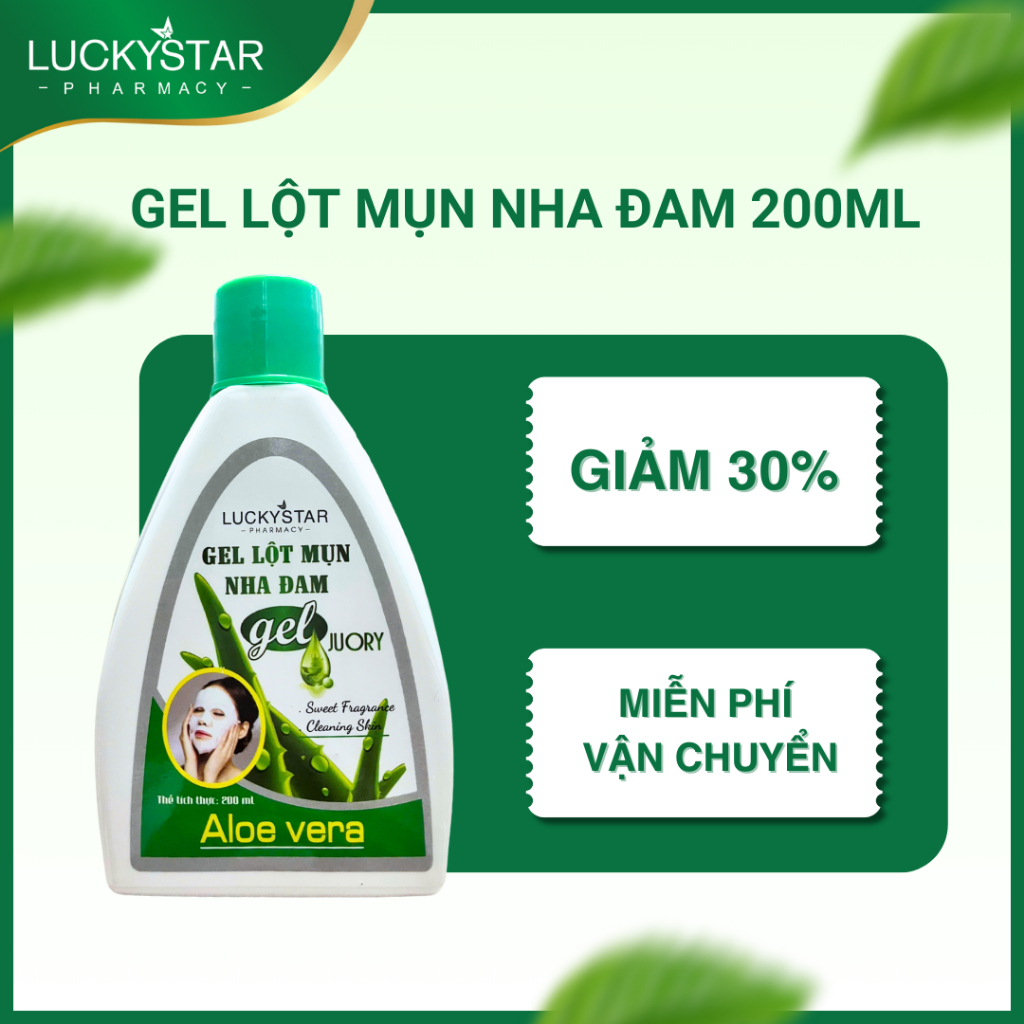  Gel Lột Mụn Nha Đam Juory -  Lucky Star - 200ml 