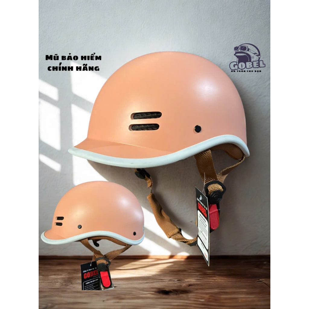 Nón bảo hiểm TRẺ EM freesize 48-54cm(khoảng 5-10 tuổi) tuỳ vòng đầu, thiết kế cá heo 10 lỗ