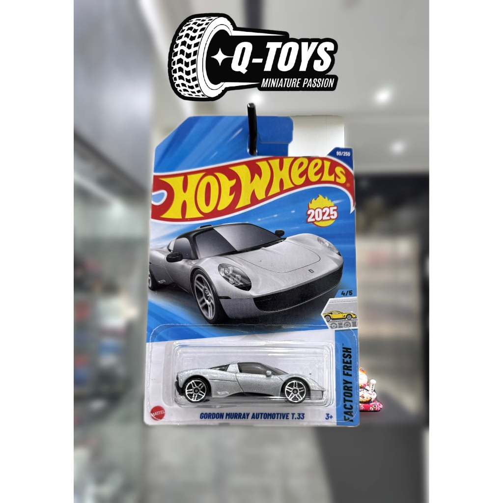 Xe mô hình Hot Wheels Gordon Murray Automotive T.33 tỉ lệ 1:64