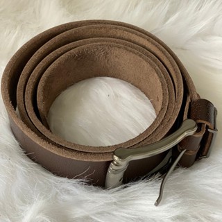  Thắt Lưng Dây Nịt Nam Da Bò Nguyên Miếng Khóa Cài Kim Trẻ trung Tặng Kèm Đục Lỗ 