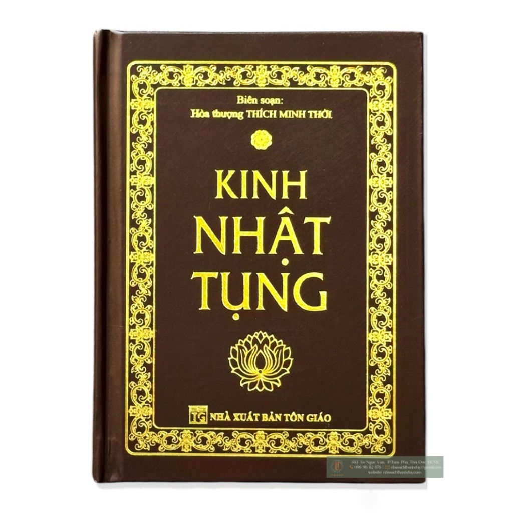 Sách - Kinh Nhật Tụng (Thích Minh Thời - Bìa Cứng Tặng Kèm Bao Sách,Thành Book-TOIN)
