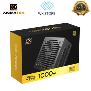Nguồn Xigmatek Prime M Pro 1000W, 80 Plus Gold, Full Modular, Mới BH 36T