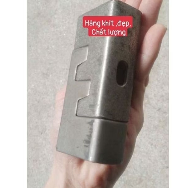 Hàng KHÍT. đẹp. Ngàm pát sắt âm dương lắp ráp bàn ghế xếp gọn loại ke góc bát 20x40 và 25x50. BAS