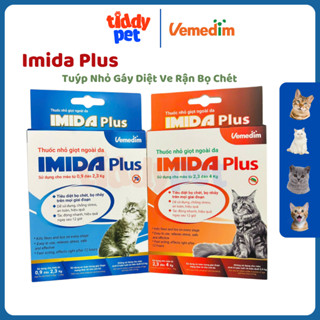 VMD IMIDA Plus Tuýp Nhỏ Gáy Loại Bỏ Ve Rận Bọ Chét Cho Mèo