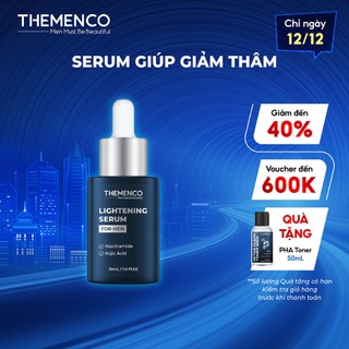 Serum Giúp Giảm Thâm Hỗ Trợ Dưỡng Sáng Da Lightening Serum 30ml  Themenco Dành Cho Nam Giới 