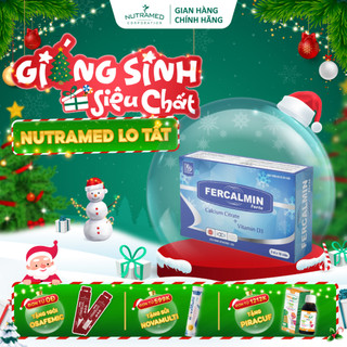  Viên uống Fercalmin Forte hỗ trợ bổ sung canxi vitamin và khoáng chất cho cơ thể  30 viên  - Nutramed 