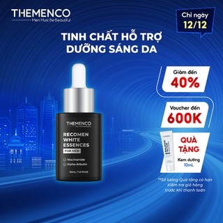   Chính hãng  Serum Hỗ Trợ Dưỡng Sáng Da Cải Thiện Làn Da The Menco Recomen White Essences 30ml Dành Cho Nam Giới 