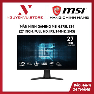  Màn hình gaming MSI G275L E14 27 inch Full HD IPS 144Hz 1ms - Hàng chính hãng 